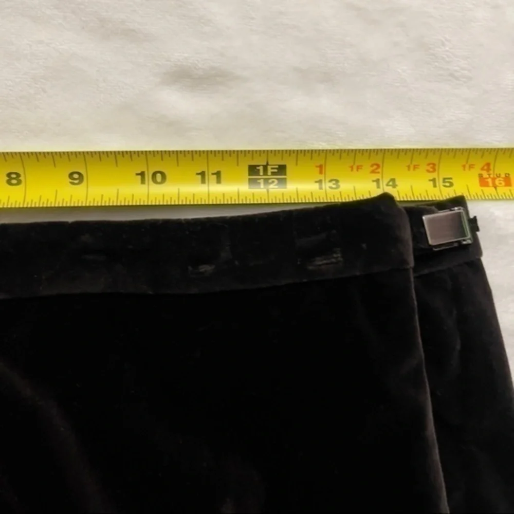 Neil Barrett Womens Dark Brown Velvet Pants Size 44 Italy